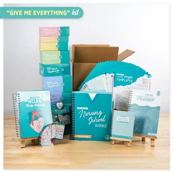 The Complete Nursing School Bundle | 2025 Edition | eBook 360+ Pages of NCLEX & Exam Prep - Image 2